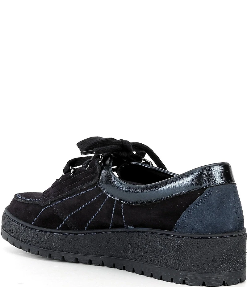 Mephisto Lady Velvet Lace Up Sneakers