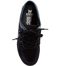 Mephisto Lady Velvet Lace Up Sneakers