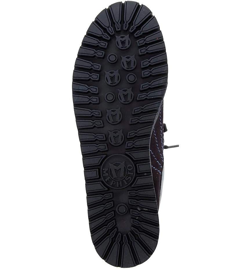 Mephisto Lady Velvet Lace Up Sneakers