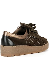 Mephisto Lady Velvet Lace Up Sneakers