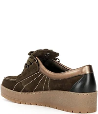 Mephisto Lady Velvet Lace Up Sneakers