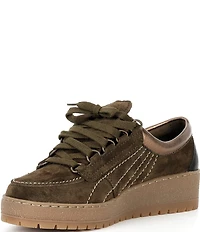 Mephisto Lady Velvet Lace Up Sneakers