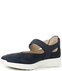 Mephisto Marsia Nubuck Suede Mary Jane Wedge Pumps