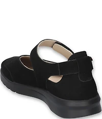 Mephisto Marsia Nubuck Suede Mary Jane Wedge Pumps