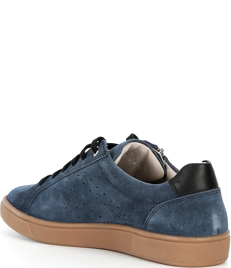 Mephisto Nikita I Suede Lace Up Sneakers