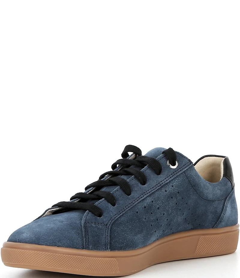 Mephisto Nikita I Suede Lace Up Sneakers
