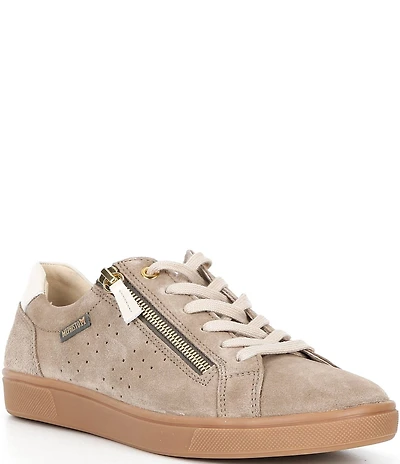 Mephisto Nikita I Suede Lace Up Sneakers