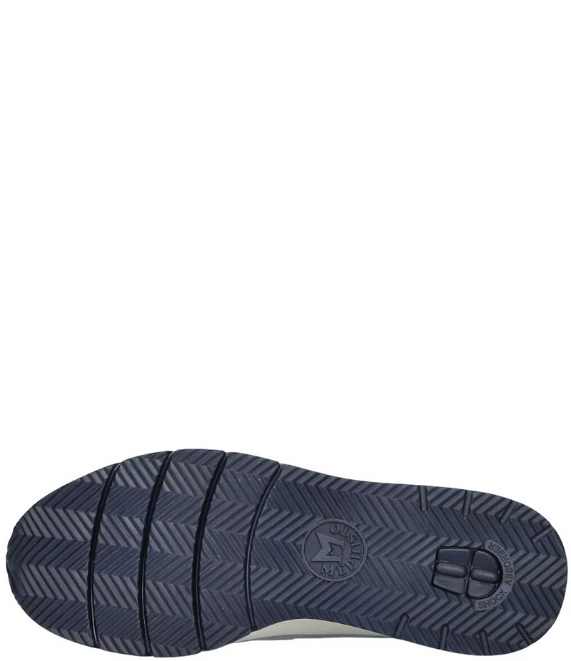 Mephisto Tiziana Leather Zip Wedge Sneakers