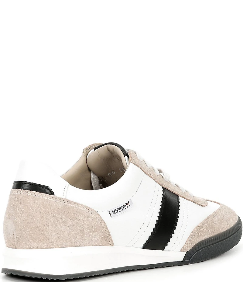 Mephisto Whitney Leather Coloblock Sneakers