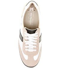 Mephisto Whitney Leather Coloblock Sneakers