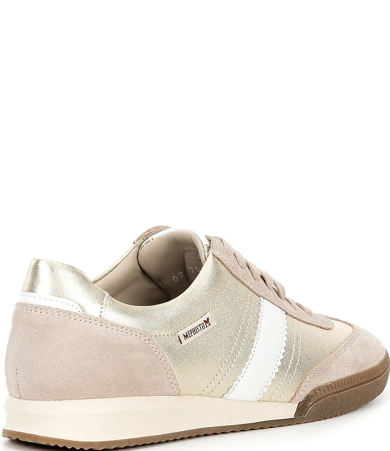 Mephisto Whitney Leather Coloblock Sneakers