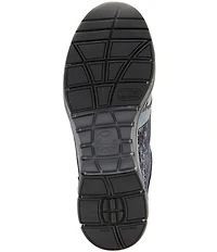 Mephisto Ylona Printed Leather Side Zip Oxford Sneakers