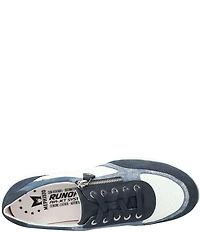 Mephisto Ylona Woven Side Zip Oxford Sneakers