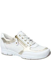 Mephisto Ylona Perforated Side Zip Sneakers
