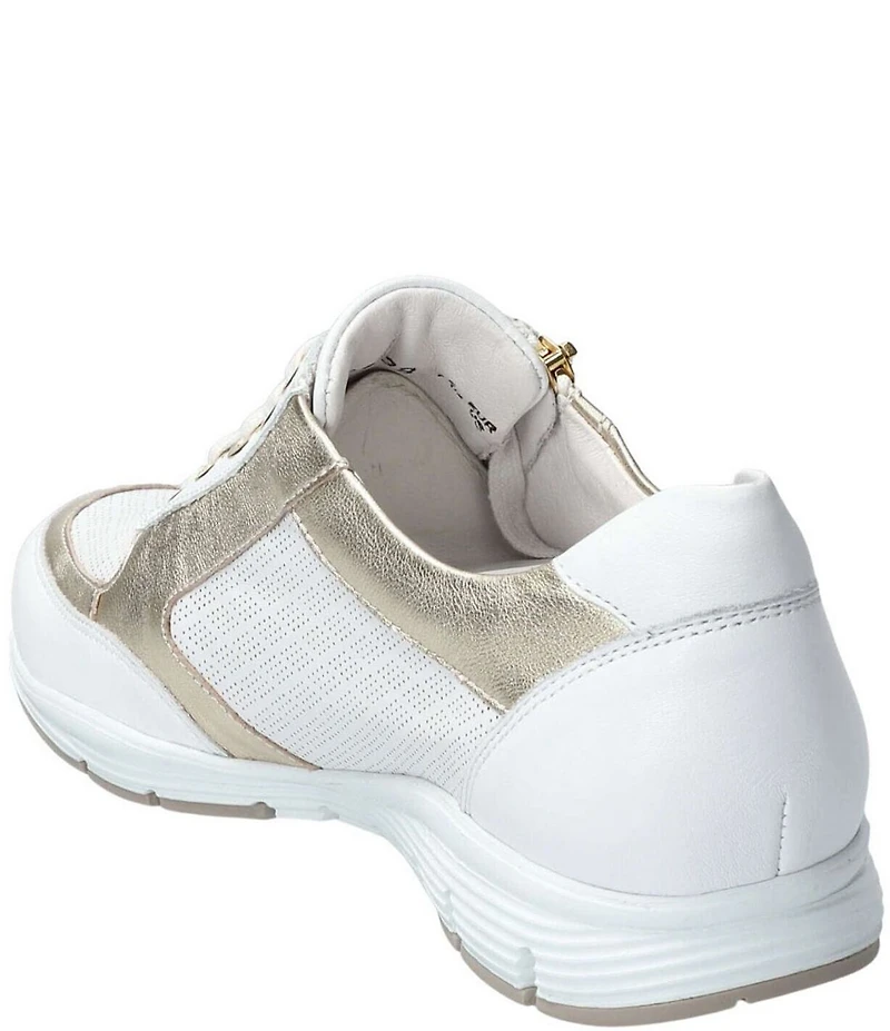 Mephisto Ylona Perforated Side Zip Sneakers