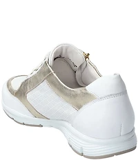 Mephisto Ylona Perforated Side Zip Sneakers