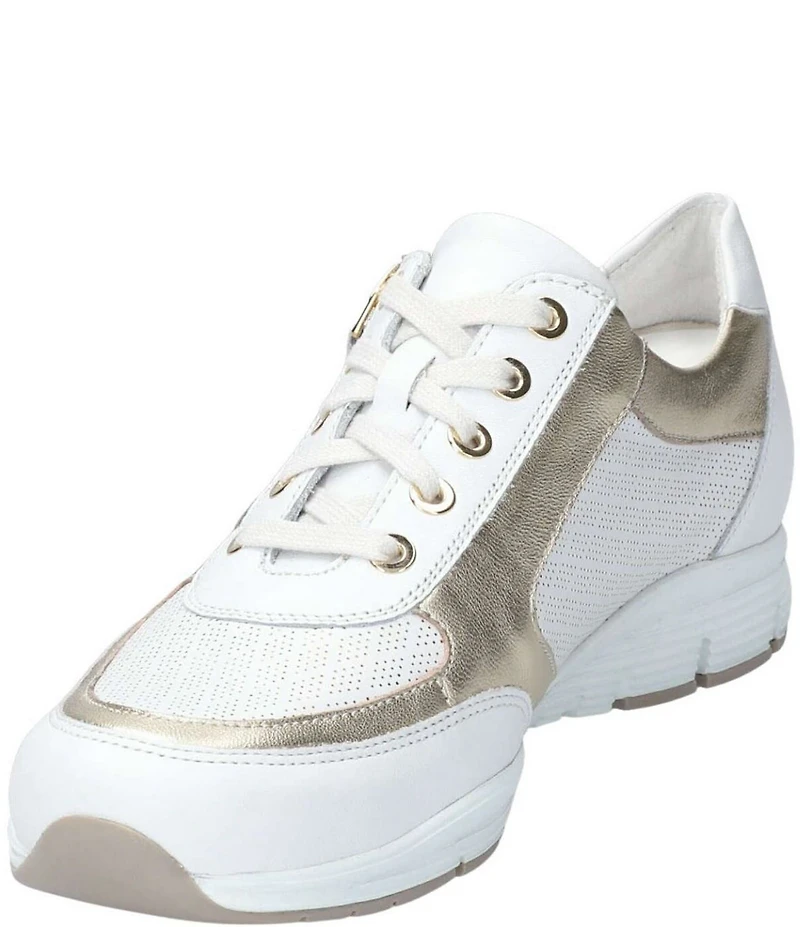 Mephisto Ylona Perforated Side Zip Sneakers