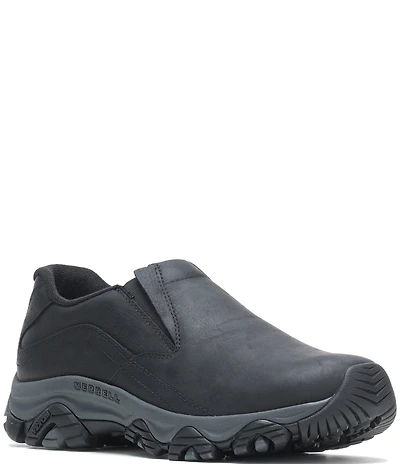 Merrell Men's Moab Adventure 3 Moc Waterproof Leather Slip Ons