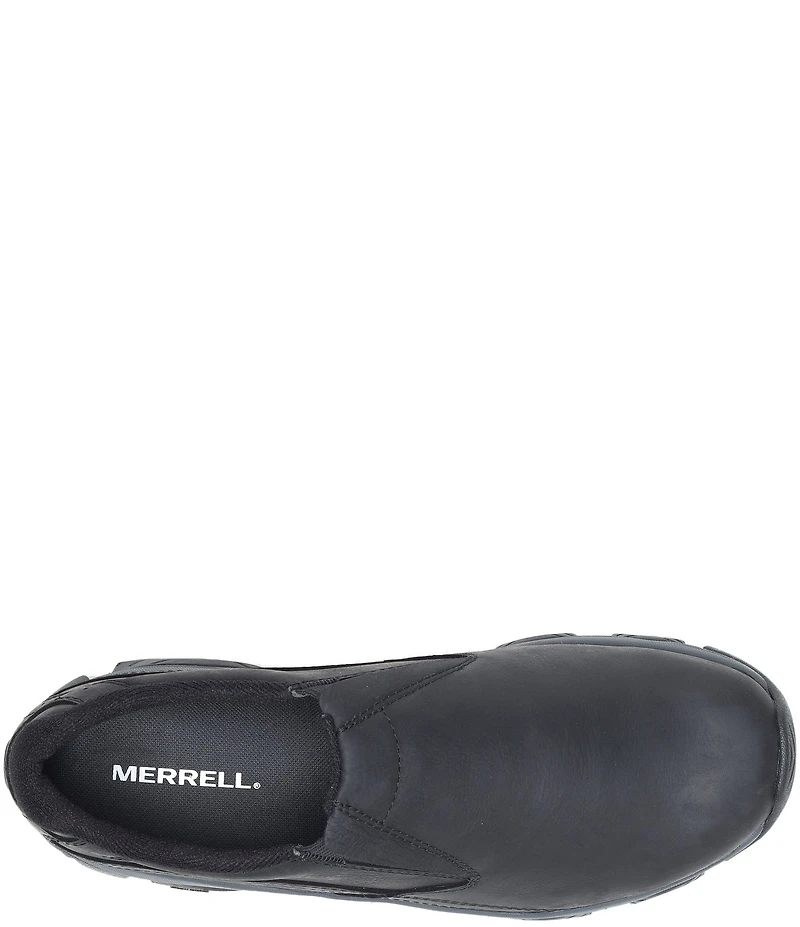Merrell Men's Moab Adventure 3 Moc Waterproof Leather Slip Ons
