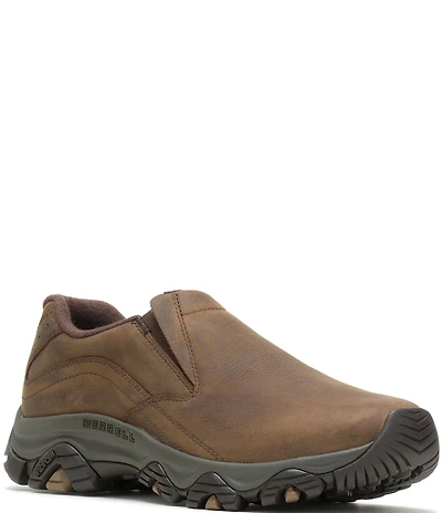 Merrell Men's Moab Adventure Waterproof Leather Moc Slip On Sneakers