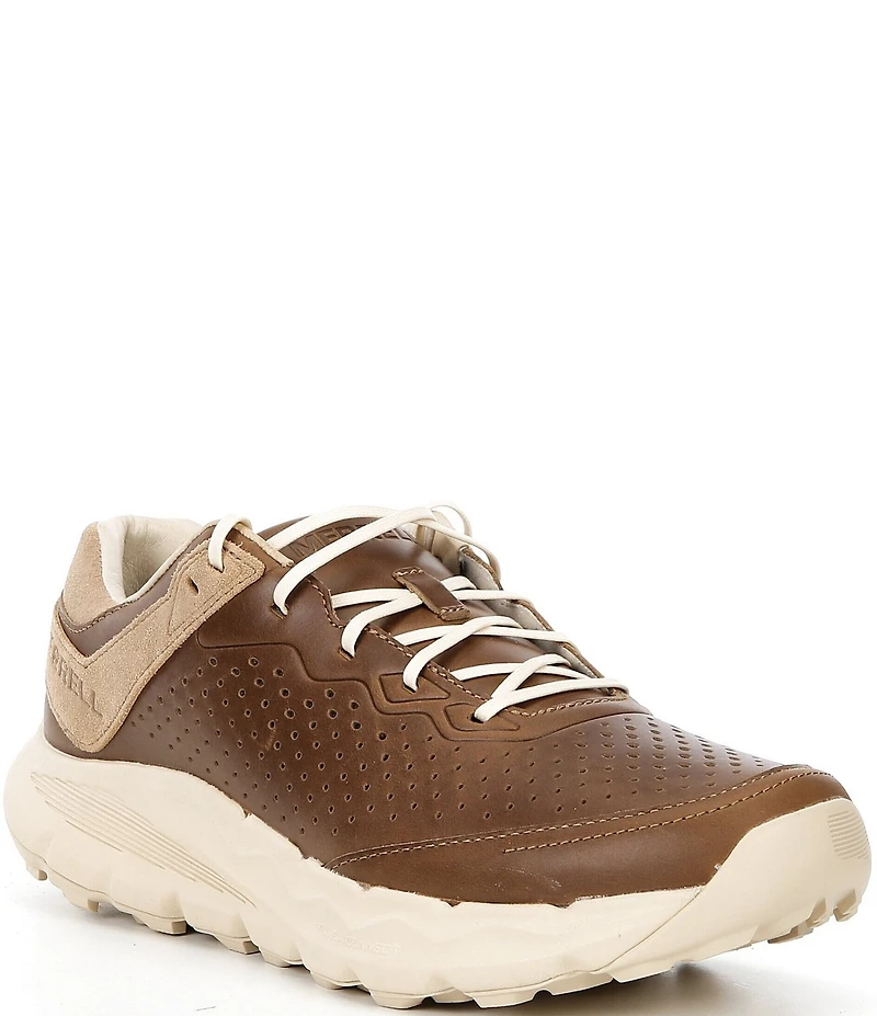 Merrell Men's Nova 4 Traveler Perforated Leather Lace Up Trail Sneakers