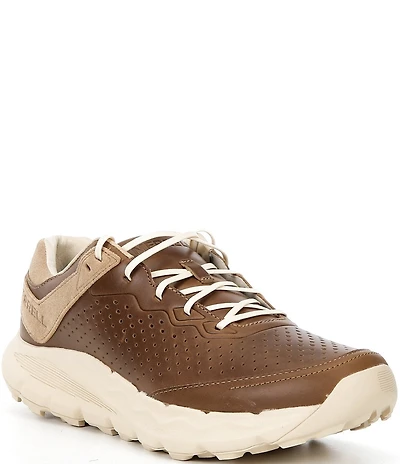 Merrell Men's Nova 4 Traveler Perforated Leather Lace Up Trail Sneakers