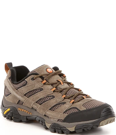 Merrell Men's Moab Ventilator 2 Suede and Mesh Lace Up Hiking Sneakers
