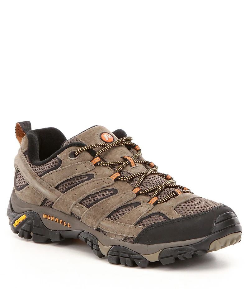 Merrell Men's Moab Ventilator 2 Suede and Mesh Lace Up Hiking Sneakers