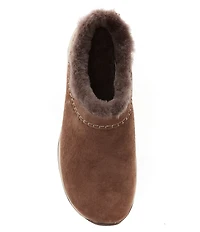 Merrell Women's Encore Ice 5 Waterproof Suede Fur Lined Clogs