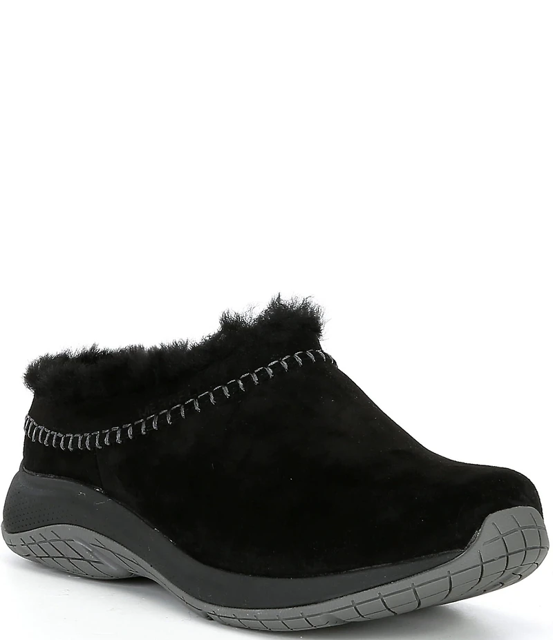 Merrell Women's Encore Ice 5 Waterproof Suede Fur Lined Clogs