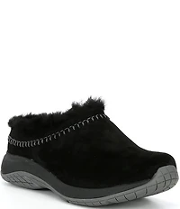 Merrell Women's Encore Ice 5 Waterproof Suede Fur Lined Clogs