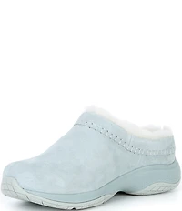Merrell Women's Encore Ice 5 Waterproof Suede Fur Lined Clogs