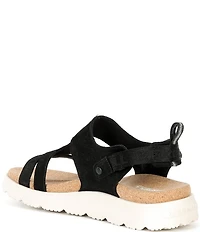 Merrell Women's Fleur Backstrap Nubuck Leather Sandals