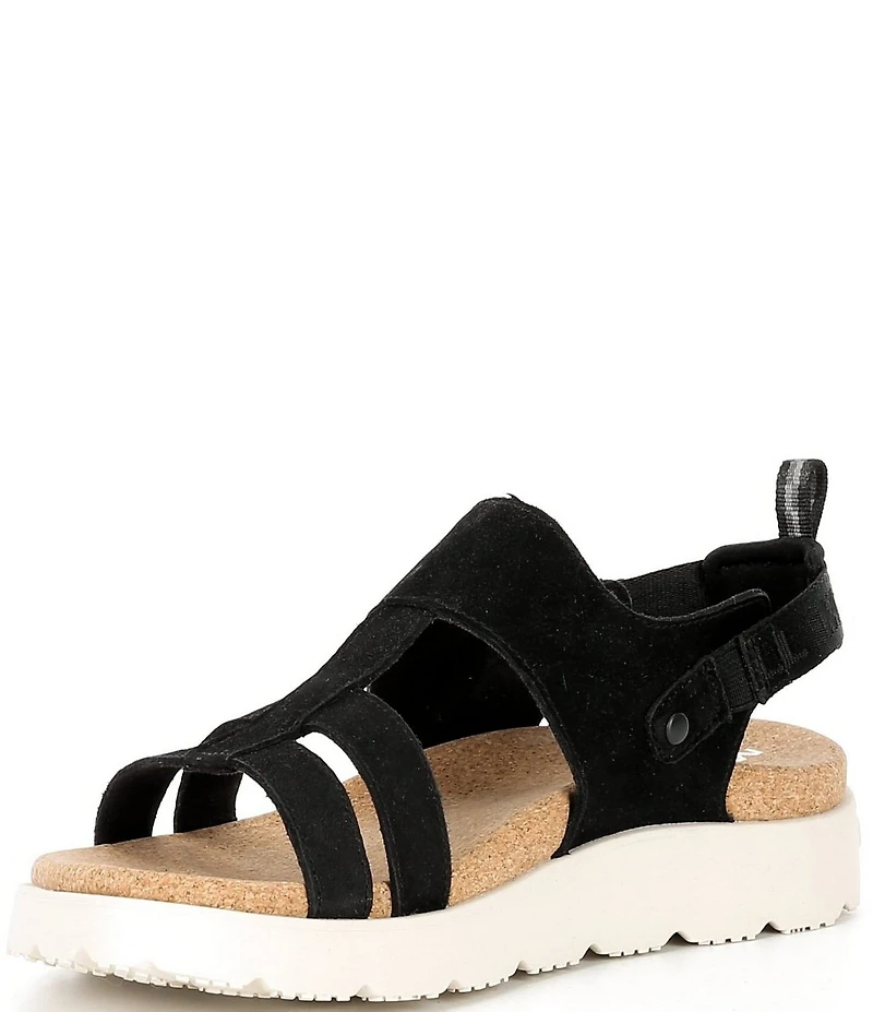 Merrell Women's Fleur Backstrap Nubuck Leather Sandals