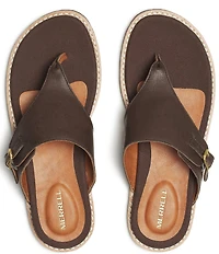 Merrell Women's Haven Post Leather Thong Sandals