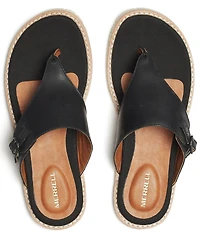 Merrell Women's Haven Post Leather Thong Sandals