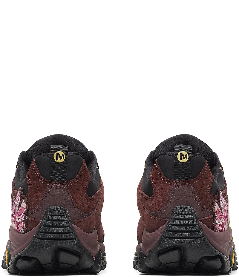 Merrell Women's Moab 3 Opulent Suede Floral Embroidery Hiking Shoes