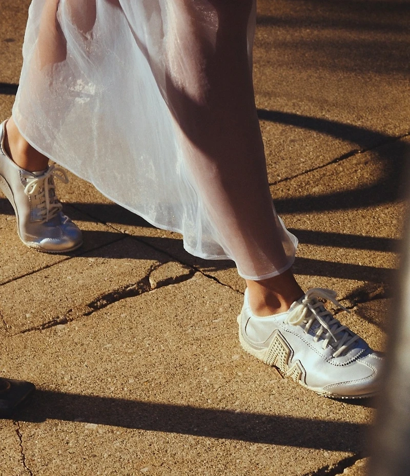 Merrell Women's Relay Fly Vent Metallic Leather Sneakers