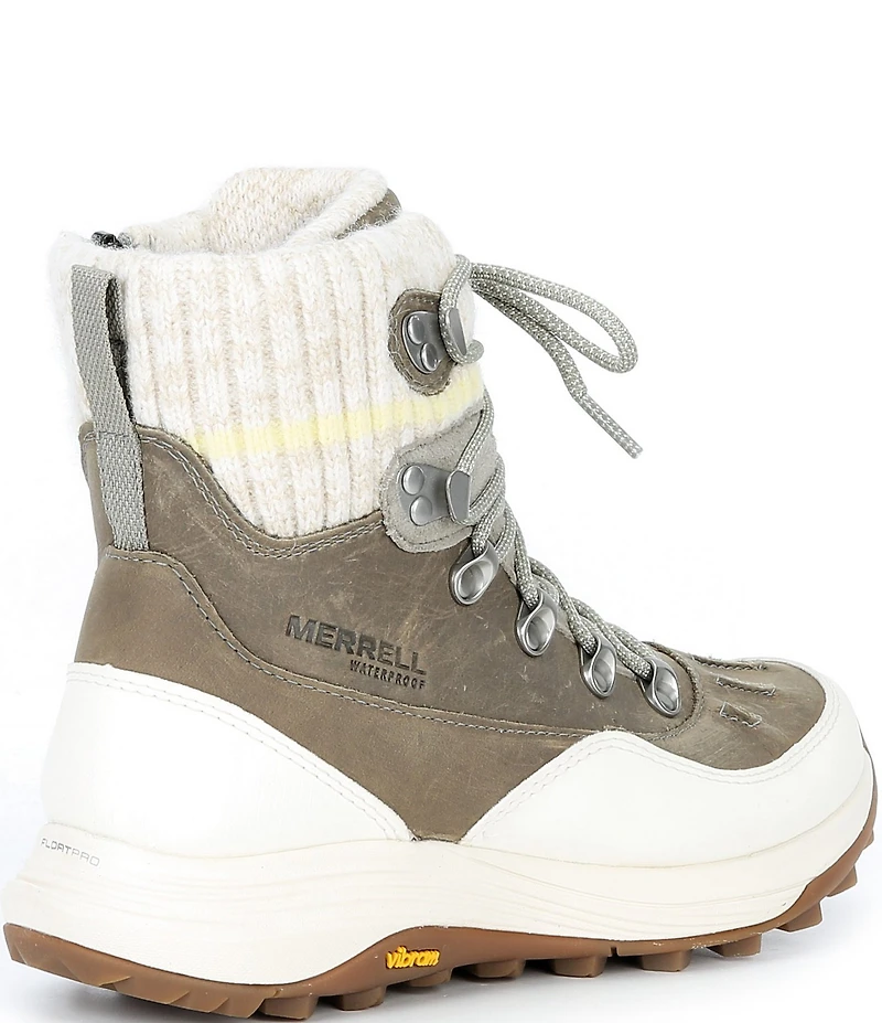 Merrell Women's Siren 4 Thermo Mid Zip Waterproof Leather and Knit Booties