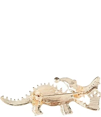 Merry & Bright Christmas Gator Pin