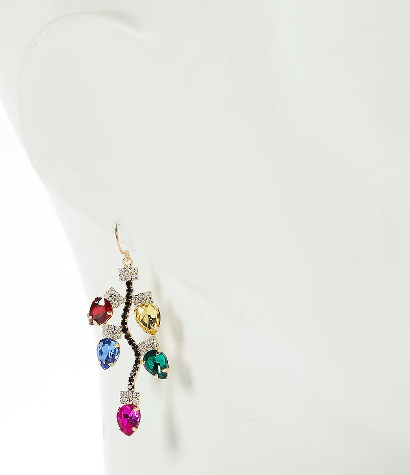 Merry & Bright Christmas Lights Drop Earrings