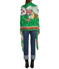 Merry & Bright Mr. Bingle Drummer Scarf Wrap