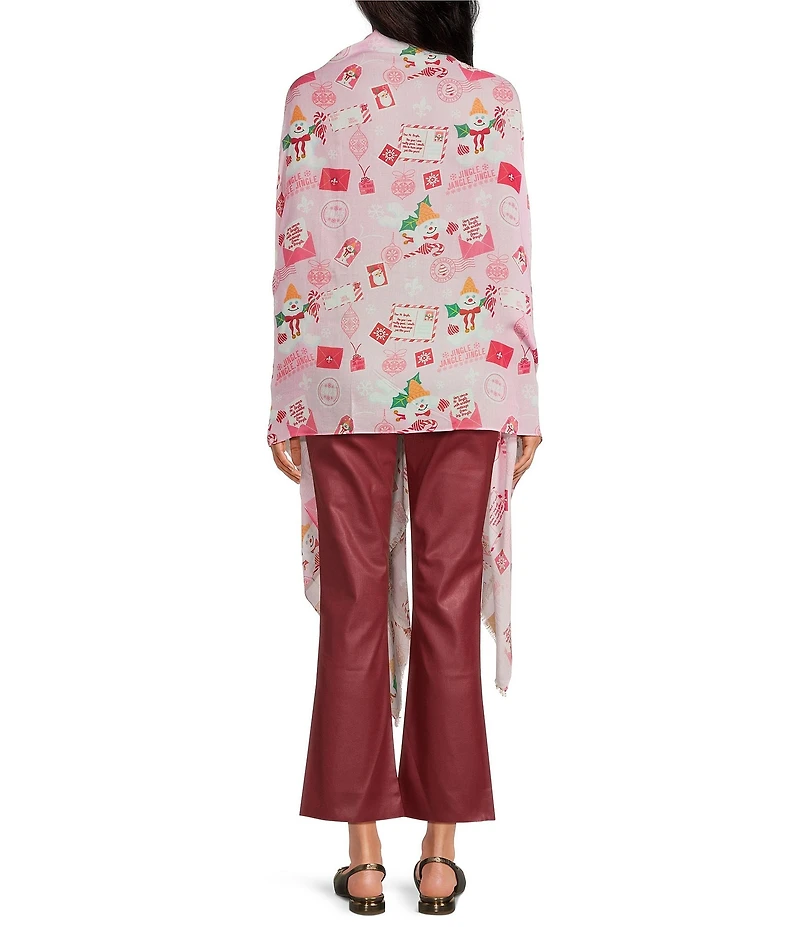 Merry & Bright Mail Mr. Bingle Scarf Wrap