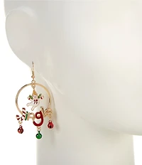 Merry & Bright Mr. Bingle Jingle Jangle Christmas Orbital Earrings