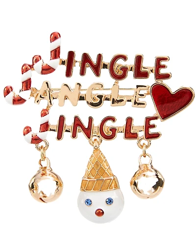 Merry & Bright Mr. Bingle Jingle Jangle Christmas Pin