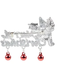 Merry & Bright Mr. Bingle Merry Christmas Pin