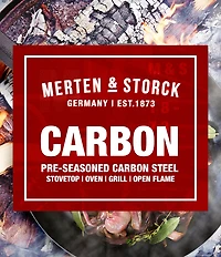 Merten & Storck Carbon Steel 10 #double; Frypan