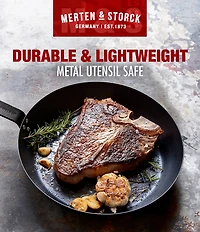 Merten & Storck Carbon Steel 10 #double; Frypan