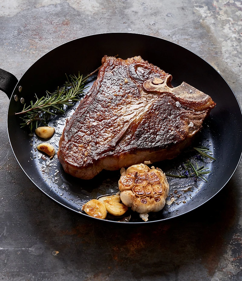 Merten & Storck Carbon Steel 10 #double; Frypan