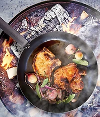 Merten & Storck Carbon Steel 10 #double; Frypan